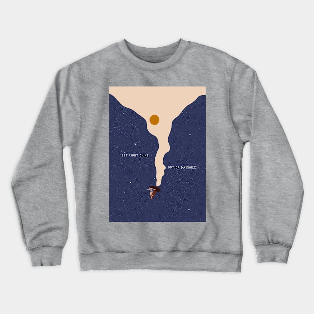 Let light shine Crewneck Sweatshirt by bluesbytuba